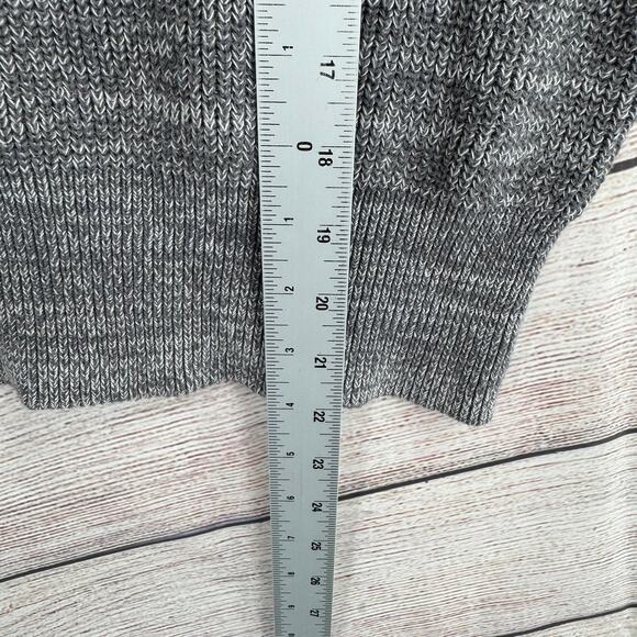 Free People Mock Neck Cropped Sweater Womens XS Heathered Gray - Picture 12 of 14